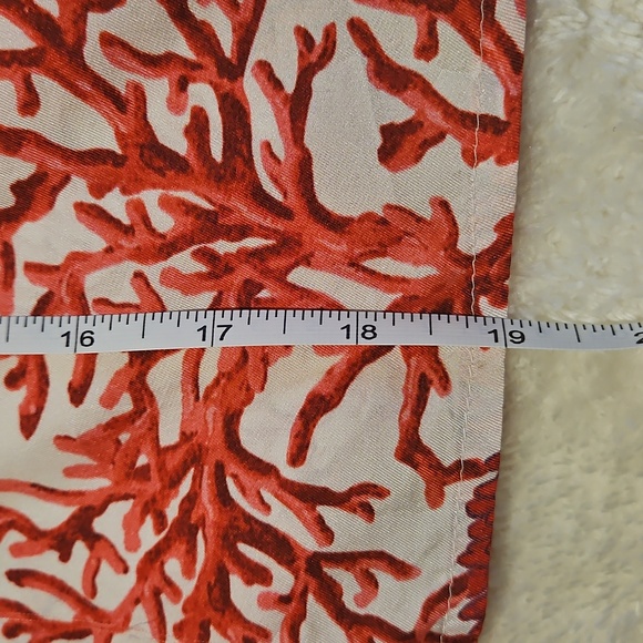 NEW Ruffle Top Size S White Red Silk Resortwear Tropical Beach Strapless Summer - Picture 11 of 11